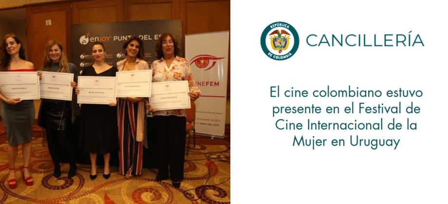 El cine colombiano estuvo presente en el Festival de Cine Internacional de la Mujer en Uruguay