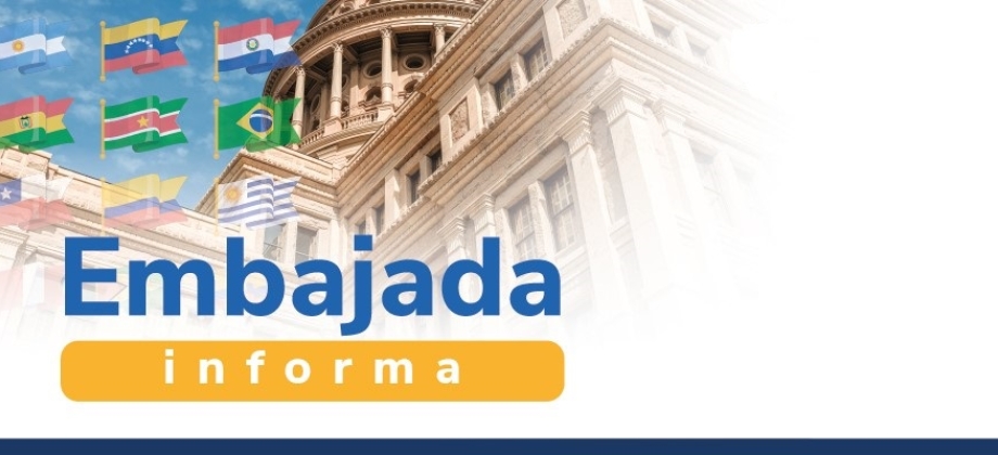 Horario de Verano Embajada de Colombia en Uruguay a partir del 23 de diciembre de 2024